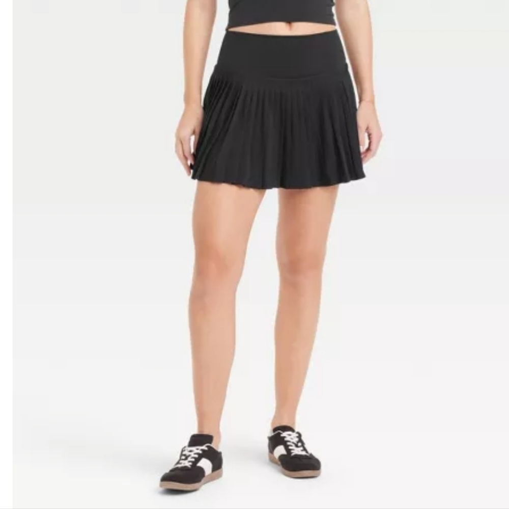 JoyLab High-Rise Mesh Pleated Skort Size XS